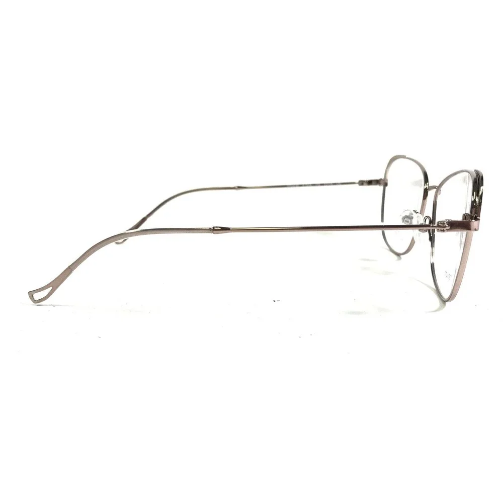 Marchon Airlock P-5008 238 Eyeglasses Frames Gold Cat Eye Titanium 54-15-135